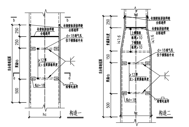 钢结构梁柱节点构造 - 6