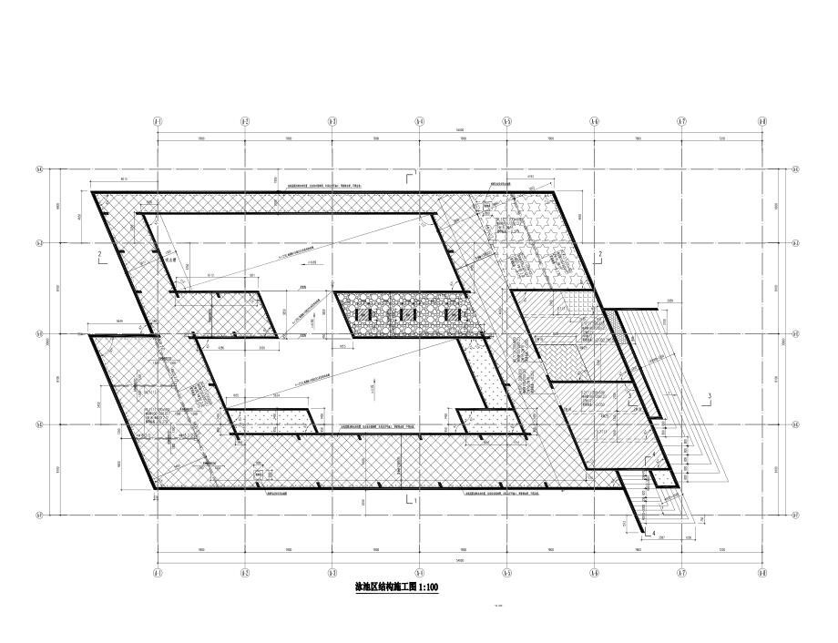 游泳池结构施工图 - 3