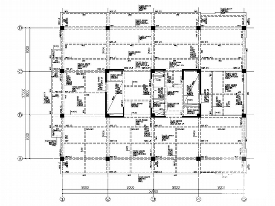 钢结构框架施工图 - 1