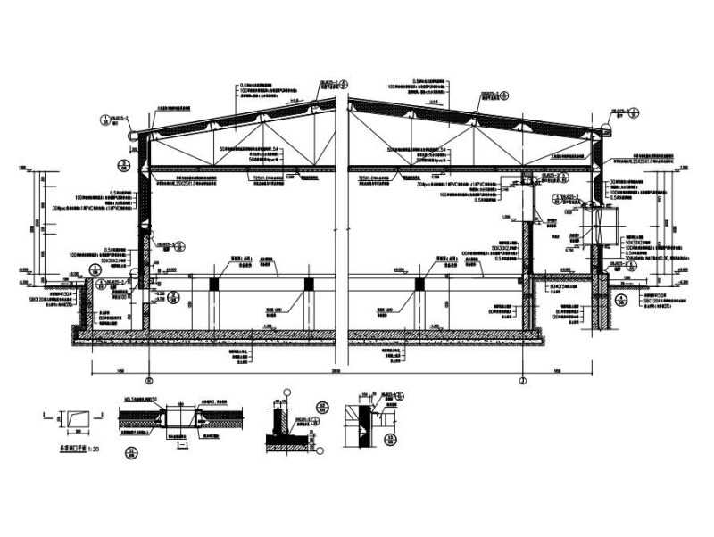 单层建筑施工图 - 1