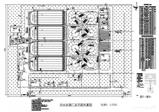 污水处理厂平面图 - 1