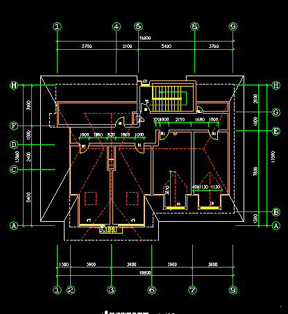 中式别墅建筑施工图 - 6