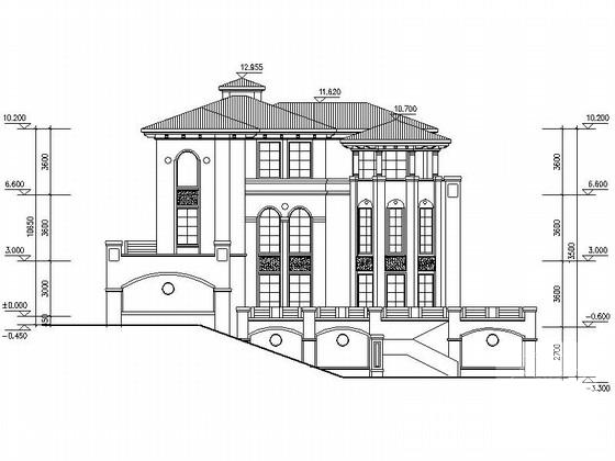 欧式别墅建筑效果图 - 1