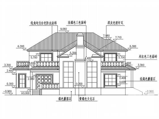 别墅建筑设计效果图 - 4