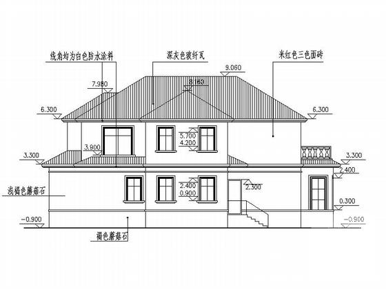 别墅建筑设计效果图 - 5