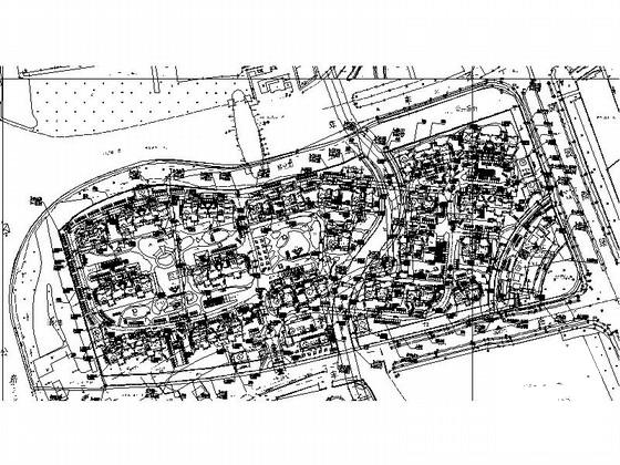 豪华小区规划建筑dwg格式CAD图纸（初设图纸）