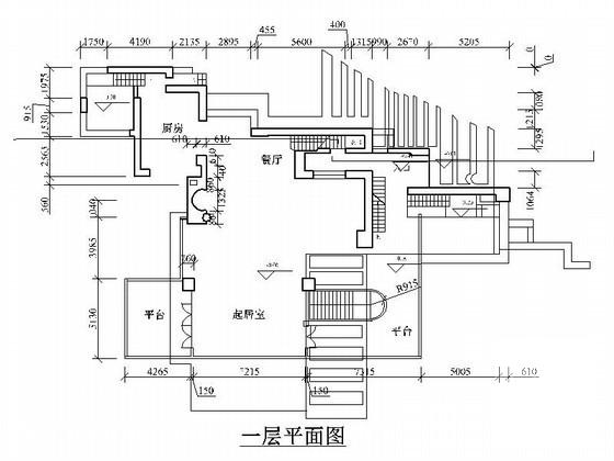 流水别墅建筑图纸 - 2