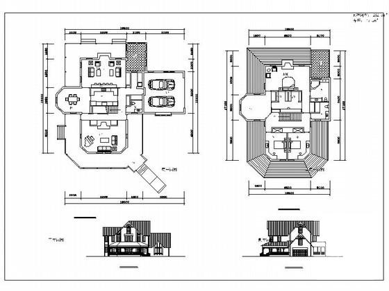 风格别墅建筑方案图 - 1