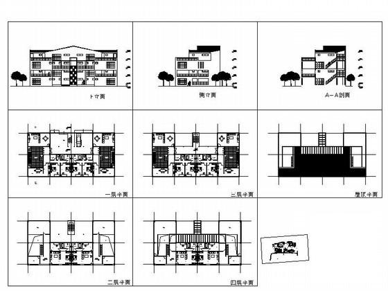 双拼别墅建筑设计图 - 4