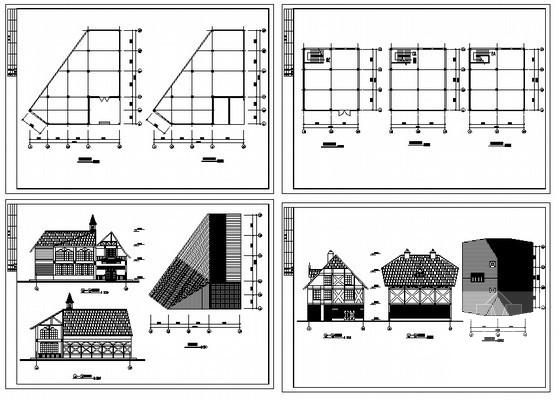 民居建筑设计图纸 - 1