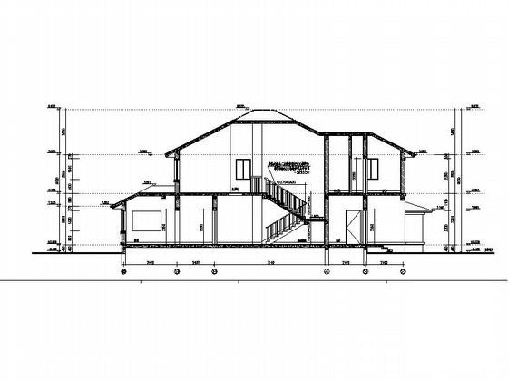 别墅屋顶设计平面图 - 1