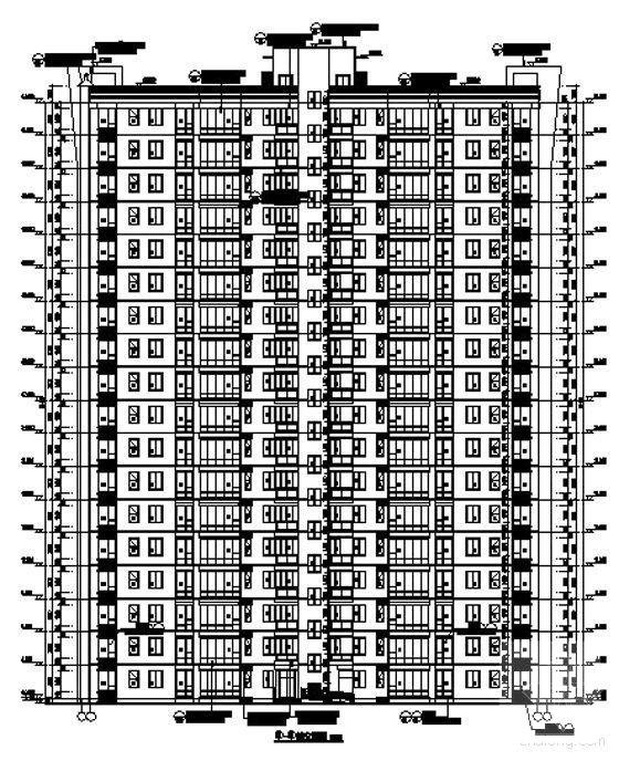 住宅小区住宅楼结构 - 4