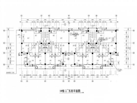 住宅建筑平面图 - 2