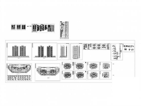 住宅楼建筑平面图 - 3