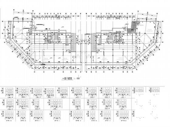 住宅楼建筑平面图 - 4