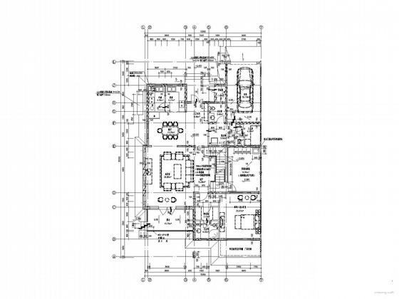 双拼别墅建筑施工图 - 1