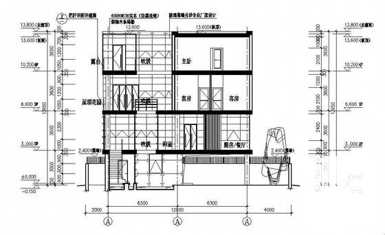 会所建筑效果图 - 3