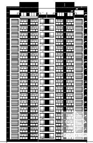 住宅楼建筑平面图 - 4