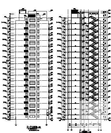高层住宅楼建筑设计 - 1