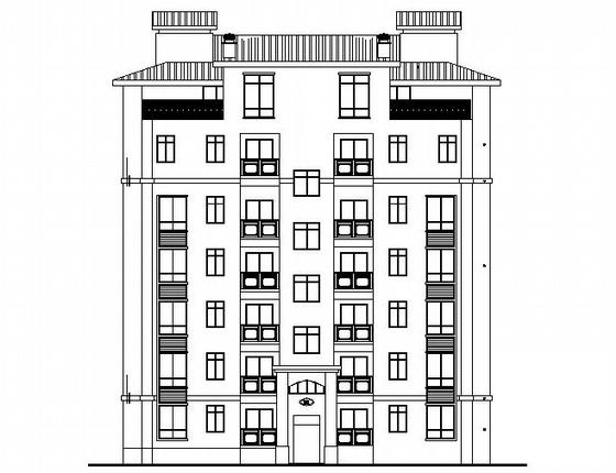 住宅小区住宅楼结构 - 3