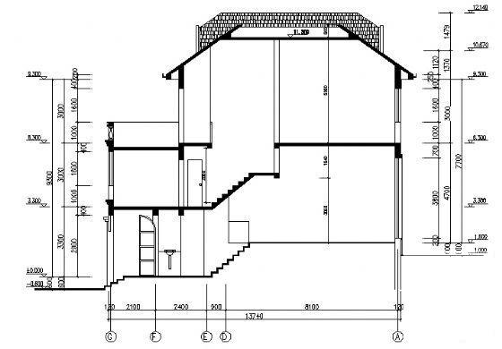 双拼别墅建筑设计图 - 1