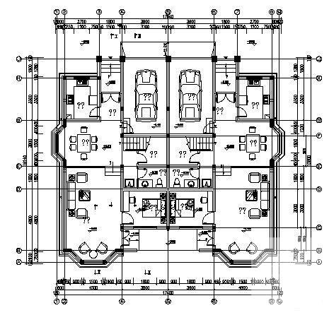 双拼别墅建筑设计图 - 2