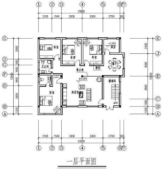 乡村别墅结构 - 1