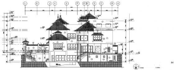 仿古别墅建筑 - 1