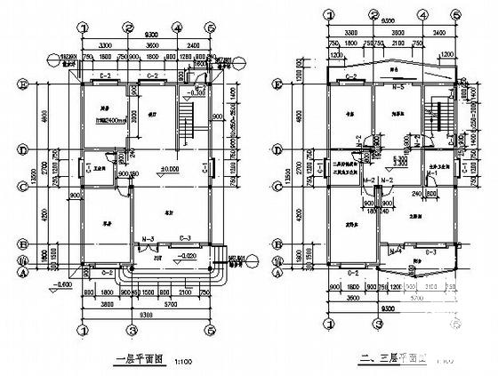 住房建筑设计图纸 - 1