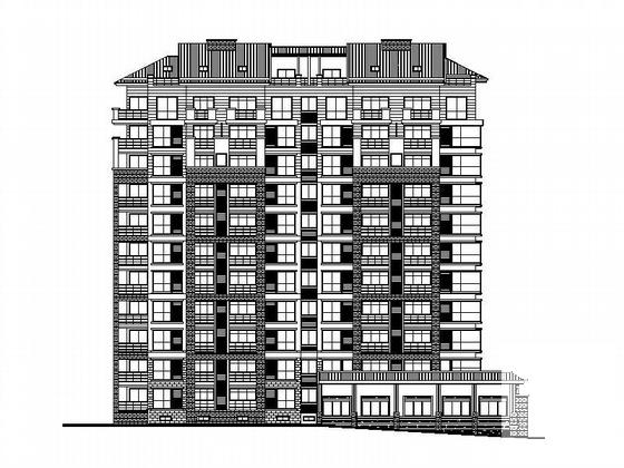 住宅小区住宅楼结构 - 3