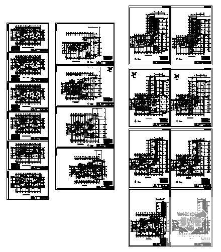 住宅小区住宅楼结构 - 4