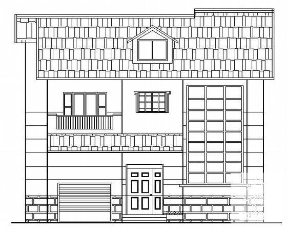 建筑设计图纸小别墅 - 4