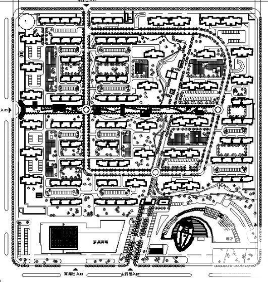 住宅小区规划图纸 - 2