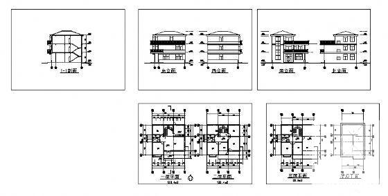 三层别墅建筑图纸 - 2