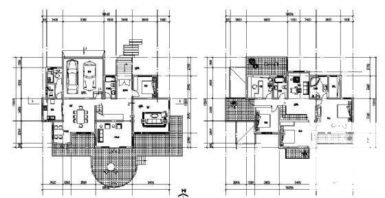二层别墅钢结构图纸 - 1