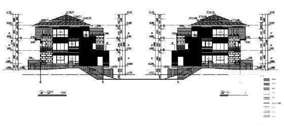 联排别墅建筑施工图 - 1