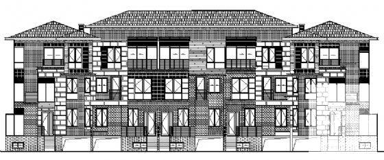 联排别墅建筑施工图 - 4