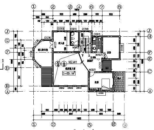 别墅建筑设计方案图 - 1