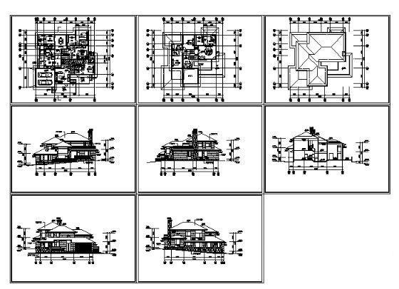 别墅建筑设计方案图 - 4