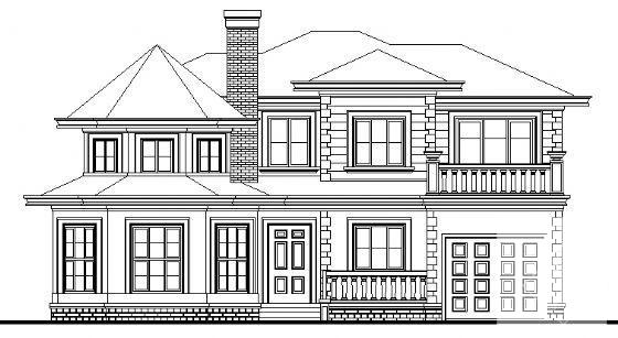 别墅建筑设计方案图 - 1