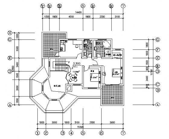 别墅建筑设计方案图 - 3