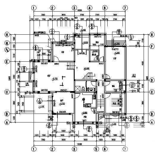 户型建筑施工图 - 4