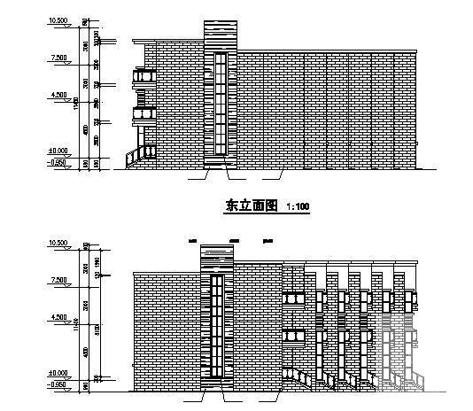 联体别墅建筑施工图 - 1