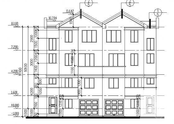 联体别墅建筑施工图 - 3