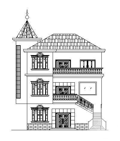 农村建筑别墅图 - 1