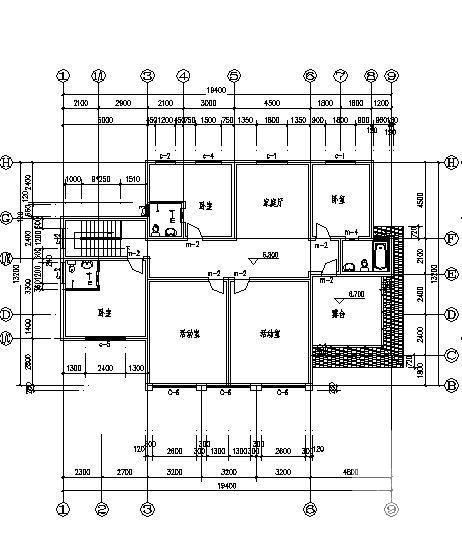 三层别墅建筑图纸 - 1