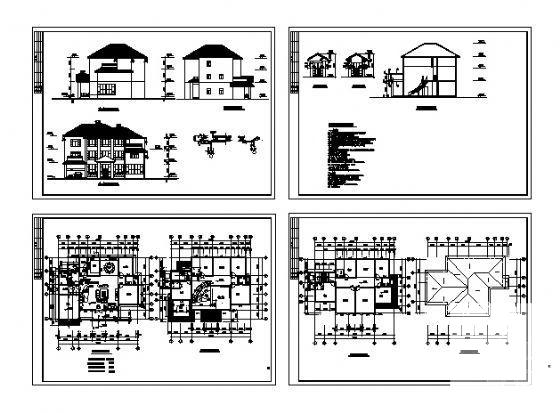 三层别墅建筑图纸 - 3