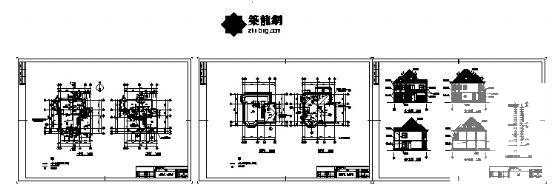 乡村小别墅设计图纸 - 1