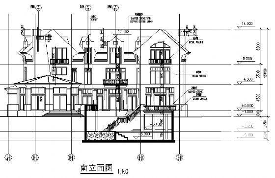 圆形建筑施工图 - 2