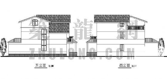三层别墅建筑图纸 - 2